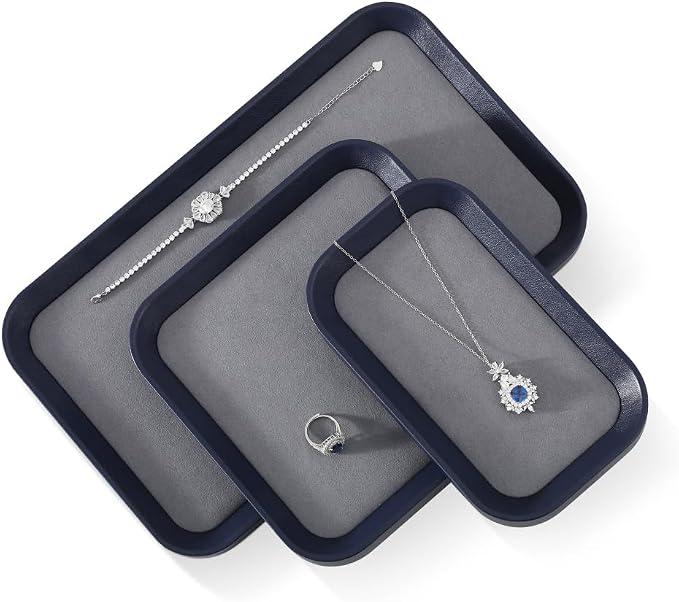Ring Display Tray, Leather Earring Organizer, Luxury Key Tray, Premium - Image 5