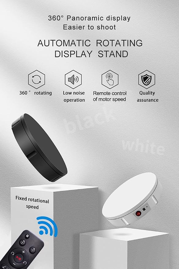 JAYEGT Motorized Rotating Display Stand, 330Lbs Load，360 Degree Electric - Image 8