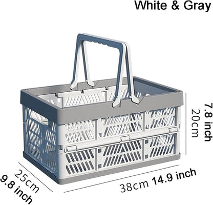 20L Plastic Collapsible Storage Crate - Image 2