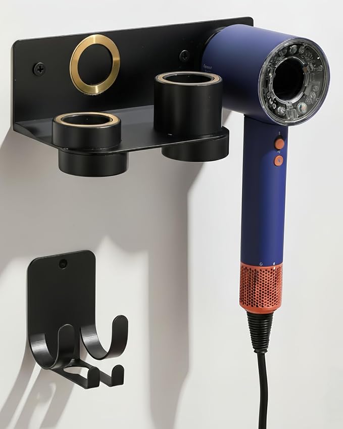 Hair Dryer Holder Wall Mount for Dyson Supersonic Airwrap Hair Dryer, Wall by Chochoyah