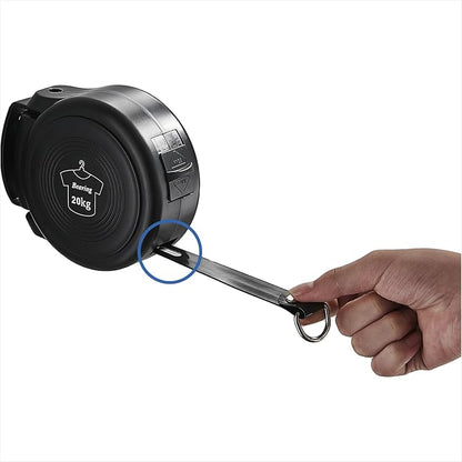Retractable Clothesline Indoor Outdoor Clothesline by Unknown