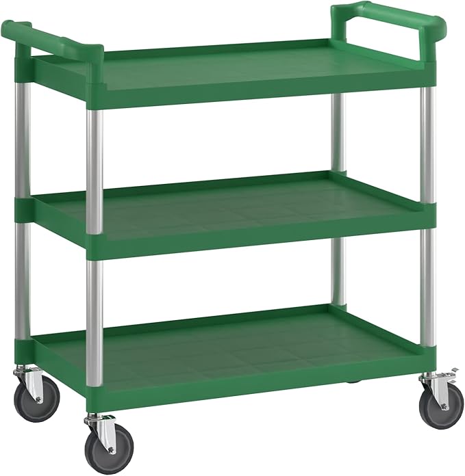 Green Utility/Bussing Cart by Krollen+Industrial