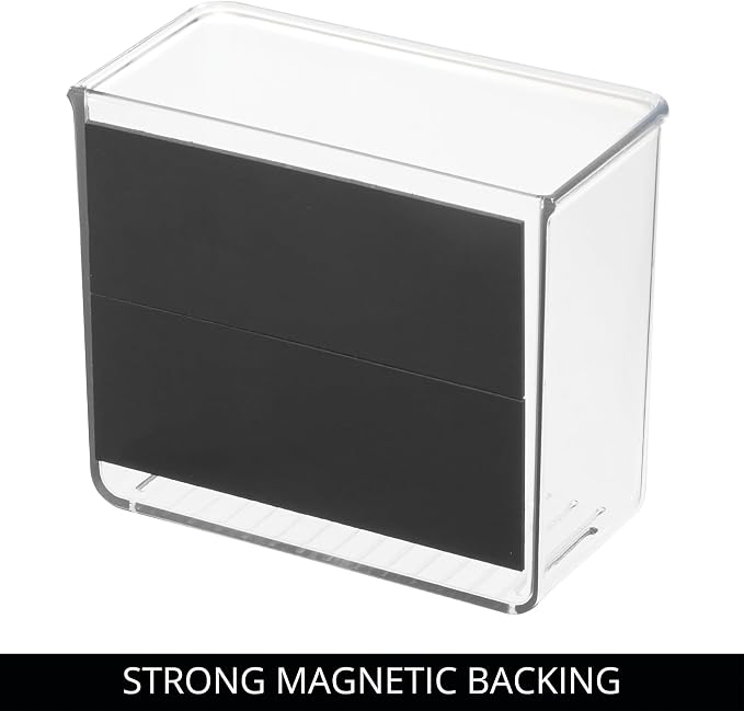 iDesign Magnetic Small Clear Plastic Organizer Bins - Image 4