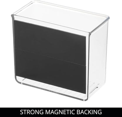 iDesign Magnetic Small Clear Plastic Organizer Bins - Image 4