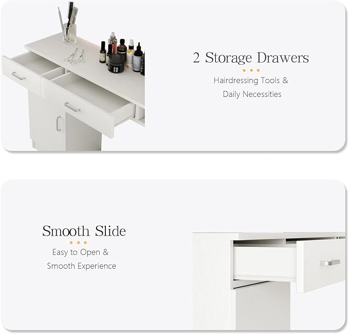 4ever2buy Salon Stations for Hair Stylist, Wall Mount Barber Station - Image 5