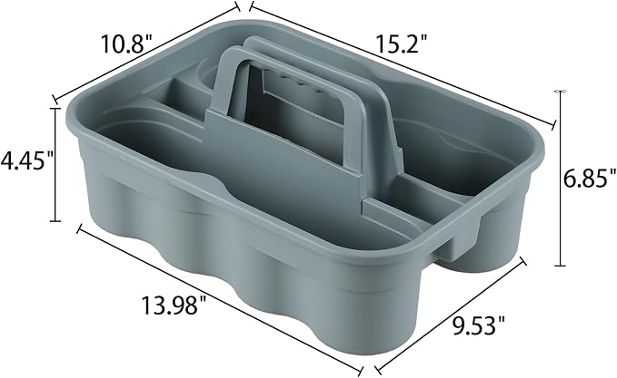 Hespama 6-Pack Cleaning Storage Caddy - Image 3