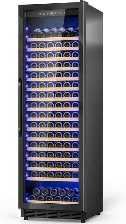 Wine Cooler-Wine Refrigerator 24 Inch Wide Large Freestanding/Built in Wine by Velivi