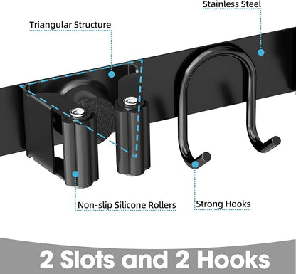 Broom Holder Wall Mount, Broom Hanger - Image 4