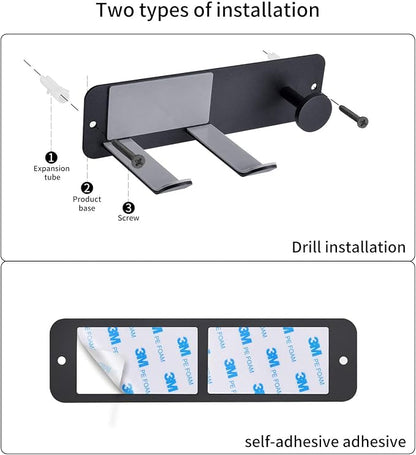 Hair Dryer Holder Wall Mounted, Stainless Steel Self Adhesive Blow Dryer Holder - Image 5