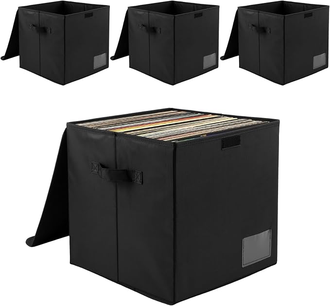 1/4 Pcs Vinyl Record Storage Box by Unknown