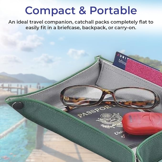 Valet Tray for Men and Women, EDC Catchall Organizer for Jewelry Phone Coins - Image 5