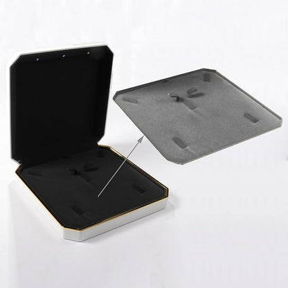 HSLFUAI Necklace Box with Led, Jewelry Box - Image 7