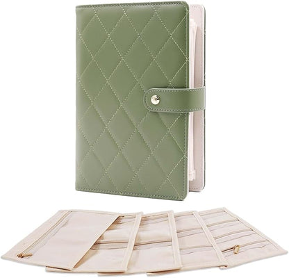 Travel Jewelry Organizer Case, Portable Jewelry Organizers Storage Book by Sbrinnaliao