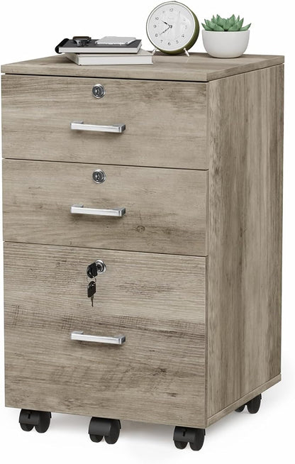 VINGLI 3-Drawer File Cabinet - Image 9