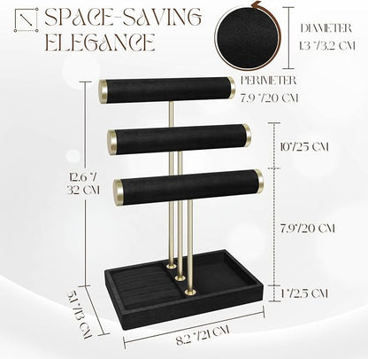 Flexzion 3 Tier Bracelet Holder Display Stand - Image 6