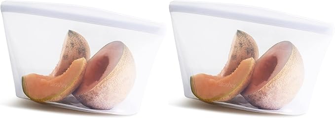 Stasher Premium Silicone Reusable Food Storage Bag, Sous Vide, Dishwasher by Stasher