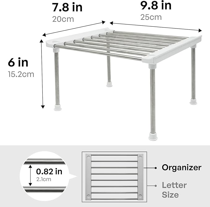 carrotez Cabinet Organizer Shelf, Kitchen Cabinet Organizers and Storage - Image 3