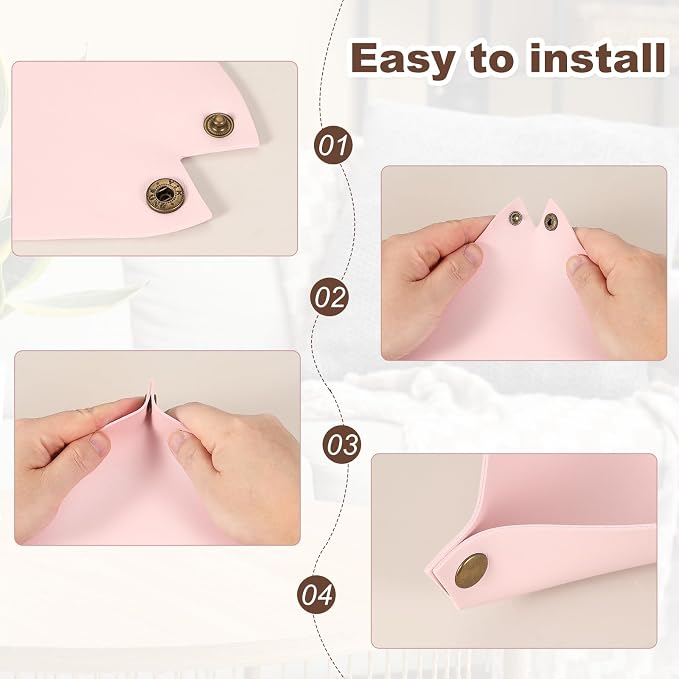 uxcell 2 Pcs Valet Tray for Women and Men, PU Leather Jewelry Tray Entryway - Image 3