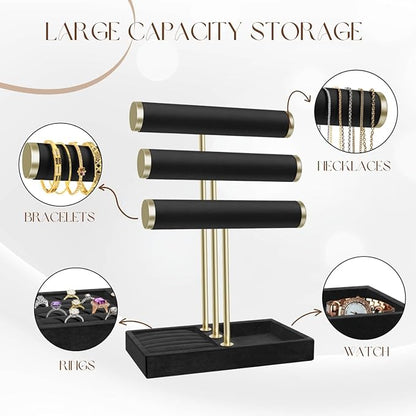Flexzion 3 Tier Bracelet Holder Display Stand - Image 4