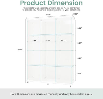 Beauty4U Glass Display Cabinet - Image 2
