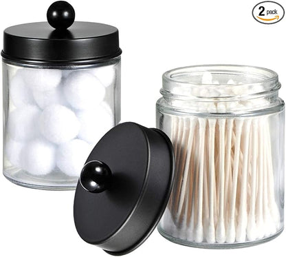 Amolliar Apothecary Jars Bathroom Storage Organizer by Amolliar