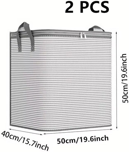 2 Pack Large Foldable Laundry Basket - Image 7