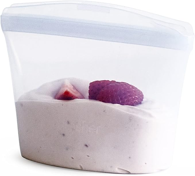 Stasher Premium Silicone Reusable Food Storage Bowl, Sous Vide, Dishwasher by Stasher