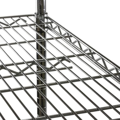 Shelving Inc. 18" d x 30" w x 54" h Chrome Wire Shelving - Image 5