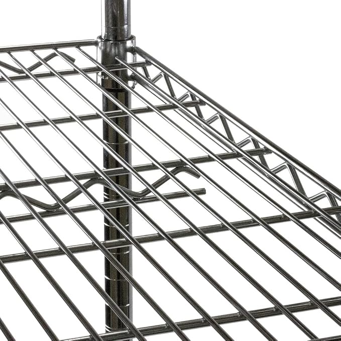 Shelving Inc. 14"d x 30" w x 54" h Chrome Wire Shelving - Image 5