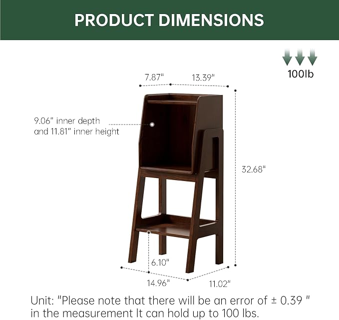 100% Solid Oak Ladder Shelf - Image 2