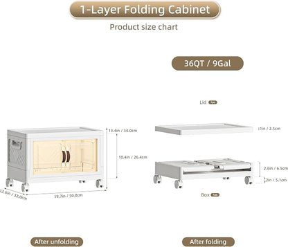 36 QT / 9 Gal Magnetic Double Door Cabinet - Image 2
