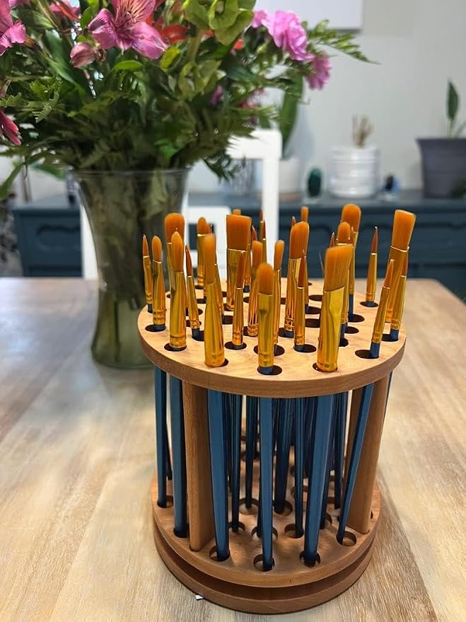 Rotating Paint Brush Holder - Image 3