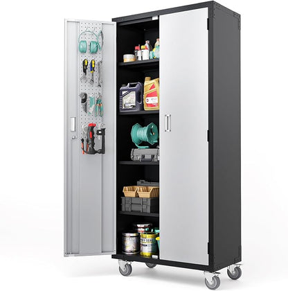 VINGLI 72'' Tall Garage Storage Cabinet, Metal Storage Cabinet by VINGLI