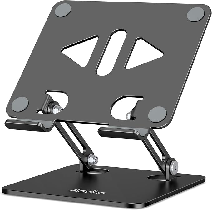 Tablet Stand Holder for Desk, Adjustable Desktop Tablet Holder, Foldable by Aoviho