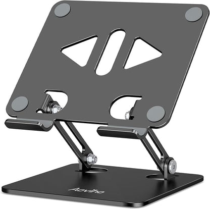 Tablet Stand Holder for Desk, Adjustable Desktop Tablet Holder, Foldable by Aoviho