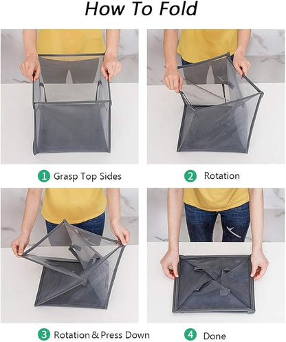 HONOMA Mesh Popup Laundry bags Hamper - Image 6