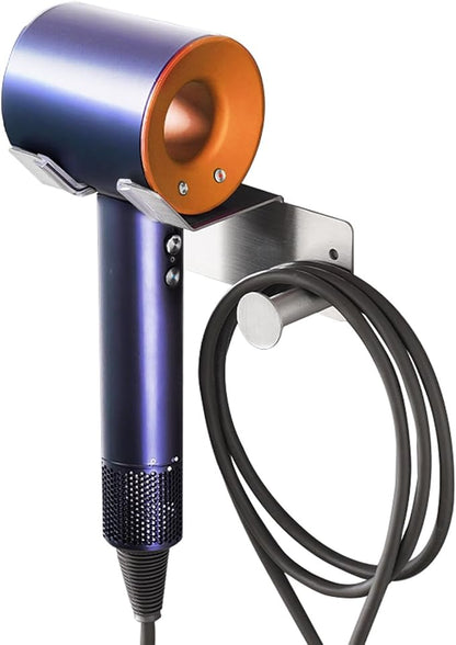 Hair Dryer Holder Stainless Steel, Blow Dryer Holder Self Adhesive, Dyson Hair by PTALSEAW-PortableDryerHolder