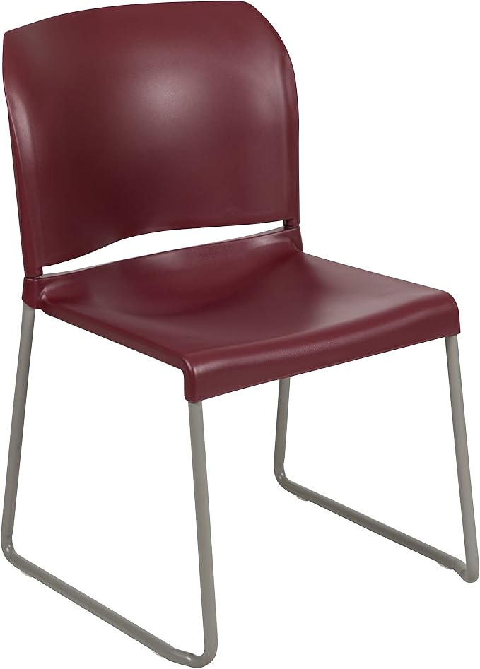 Flash Furniture HERCULES Series 880 lb. Capacity Burgundy Full Back Contoured by FlashFurniture