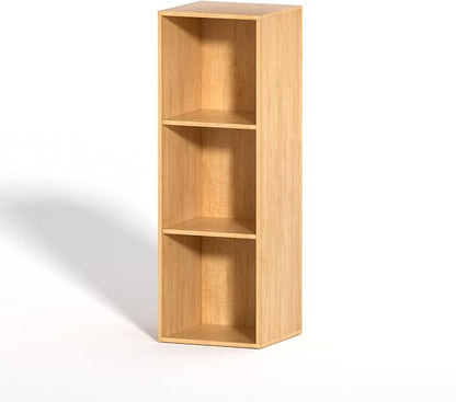 3 Cube Storage Organizer, 3 Tier Cube Low Bookcase Freestanding Storage Display by VAFHYLLIS