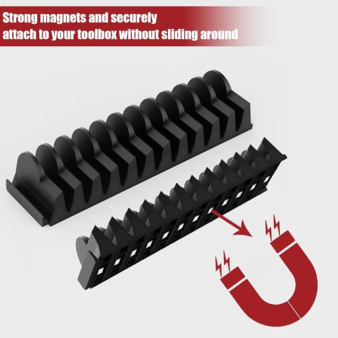 48 pcs MAGNETIC Modular Wrench Organizers - Image 9