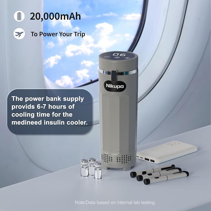 Insulin Cooler Travel Case TSA Approved, Portable Refrigerated Medical Cooler - Image 5