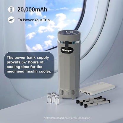 Insulin Cooler Travel Case TSA Approved, Portable Refrigerated Medical Cooler - Image 5