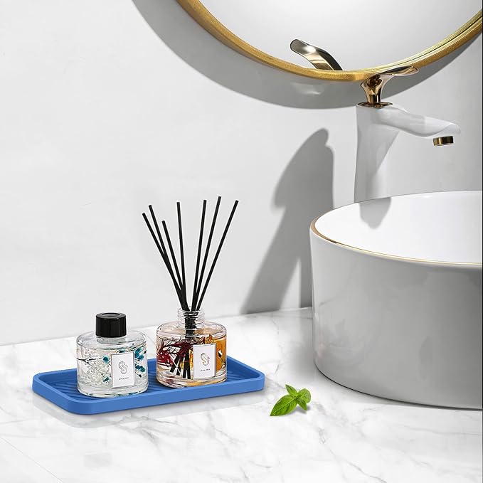 EG-SIPRO Silicone Sponge Holder, Kitchen Sink Organizer Tray, Sponge Caddy Dish - Image 7