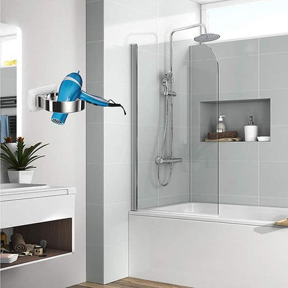 Hair Dryer Holder, Bathroom Cabinet Door Blow Dryer Stand, Blow Dryer Holders - Image 6