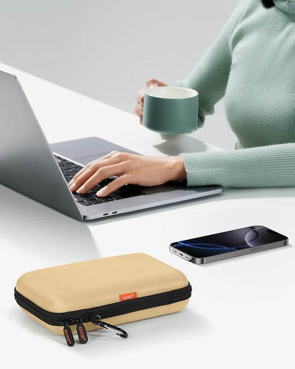 Kakhi-Brown Hard Shell Carrying Case - Image 8