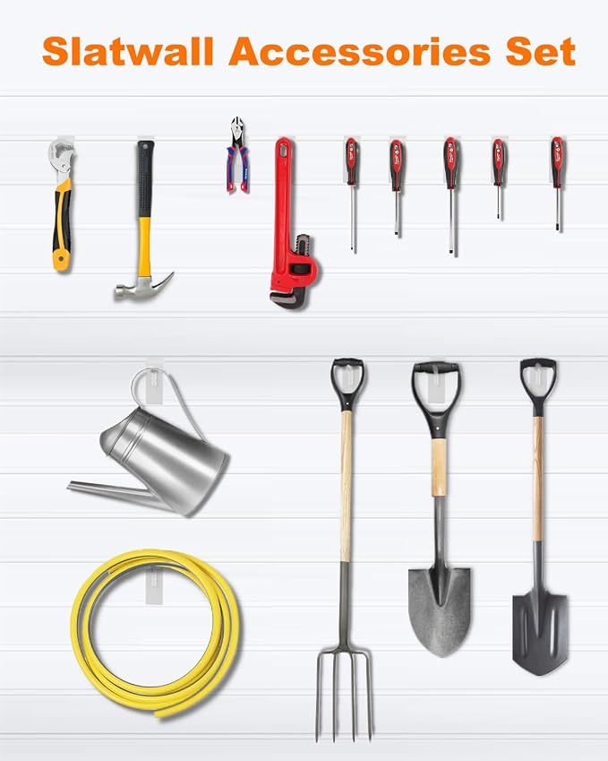 1" Slatwall Hooks, 60 Pack Garage Slat Wall Hanging Display Hooks - Image 3