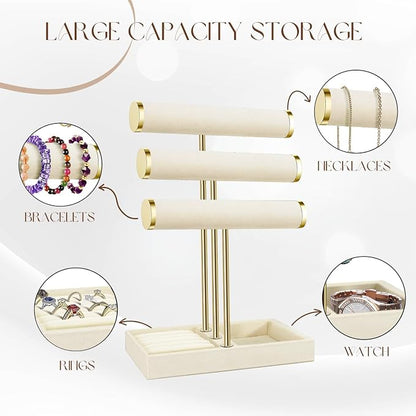 Flexzion 3 Tier Bracelet Holder Display Stand - Image 4