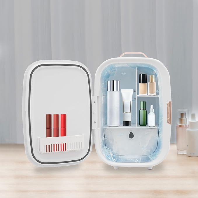 12.68Qt Portable Small Refrigerator Cosmetics Refrigerator Mini Fridge - Image 3
