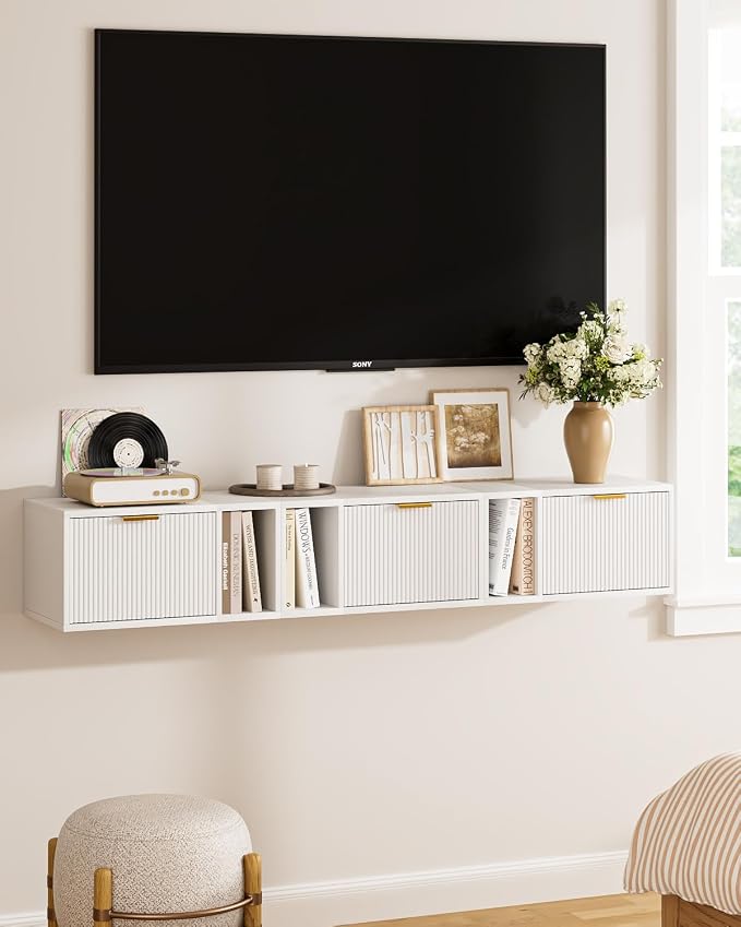 Masupu Floating Nightstand, Wall Mounted Floating Bedside Table - Image 8