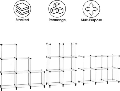 HOMIDEC 6-Cube Storage Organizer, Closet Organizer Storage Shelf Bookcase - Image 7